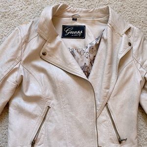 Guess brand leather jacket